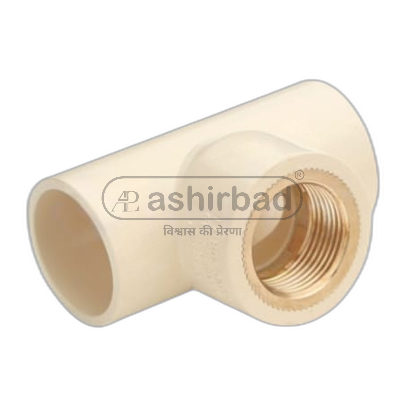 cPVC Reducer Brass Tee
